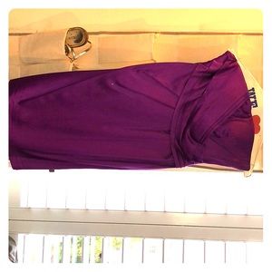 Donna Morgan strapless cocktail dress